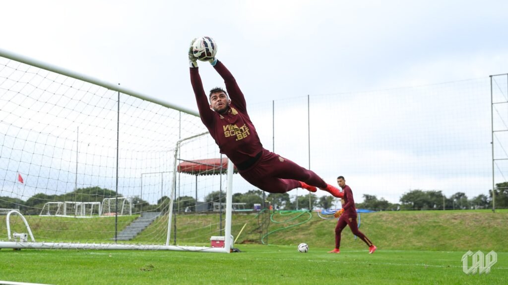 Mycael durante treino (Foto: José Tramontin/athletico.com.br)