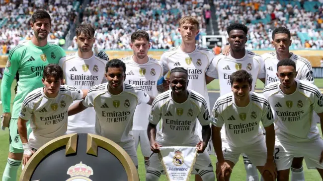 Jogadores do Real Madrid no Mundial de Clubes.