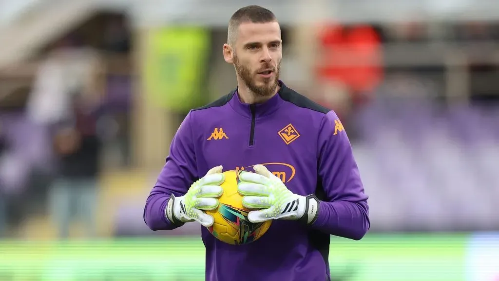 David De Gea em jogo da Fiorentina. Foto: Gabriele Maltinti