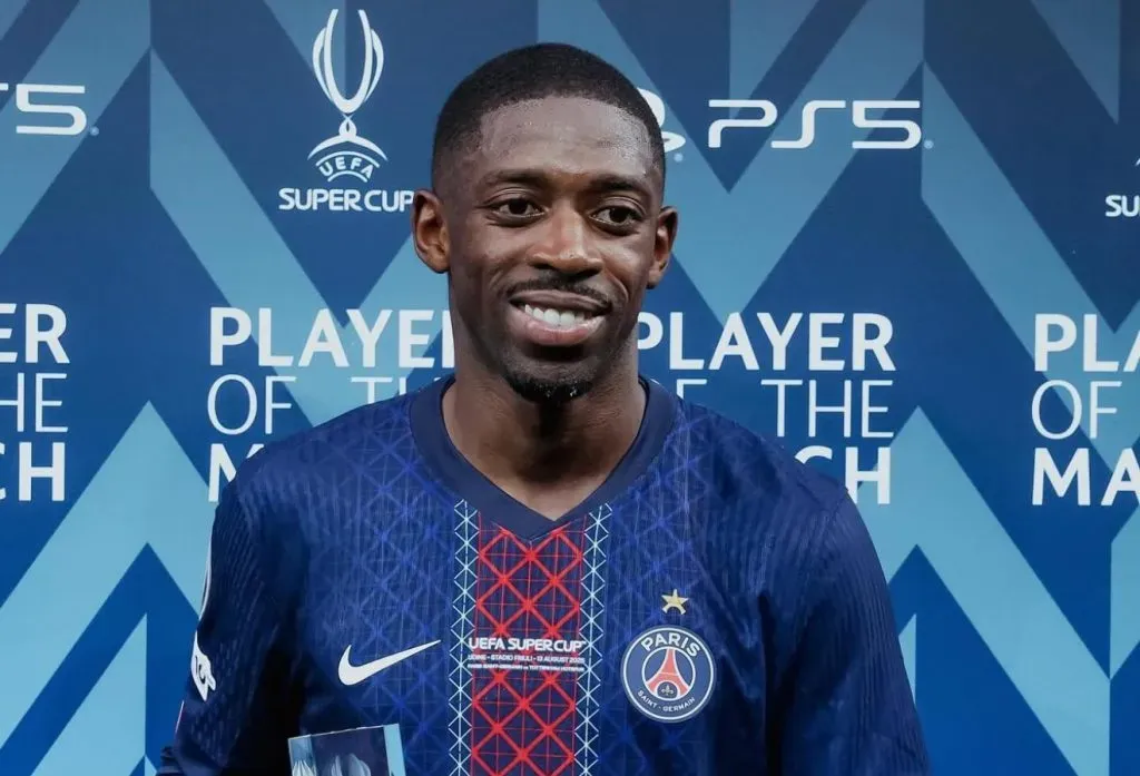 Após uma atuação decisiva contra o Tottenham, Ousmane Dembélé conquistou os corações dos torcedores e se firmou como um dos favoritos à Bola de Ouro. (Divulgação /Twitter)