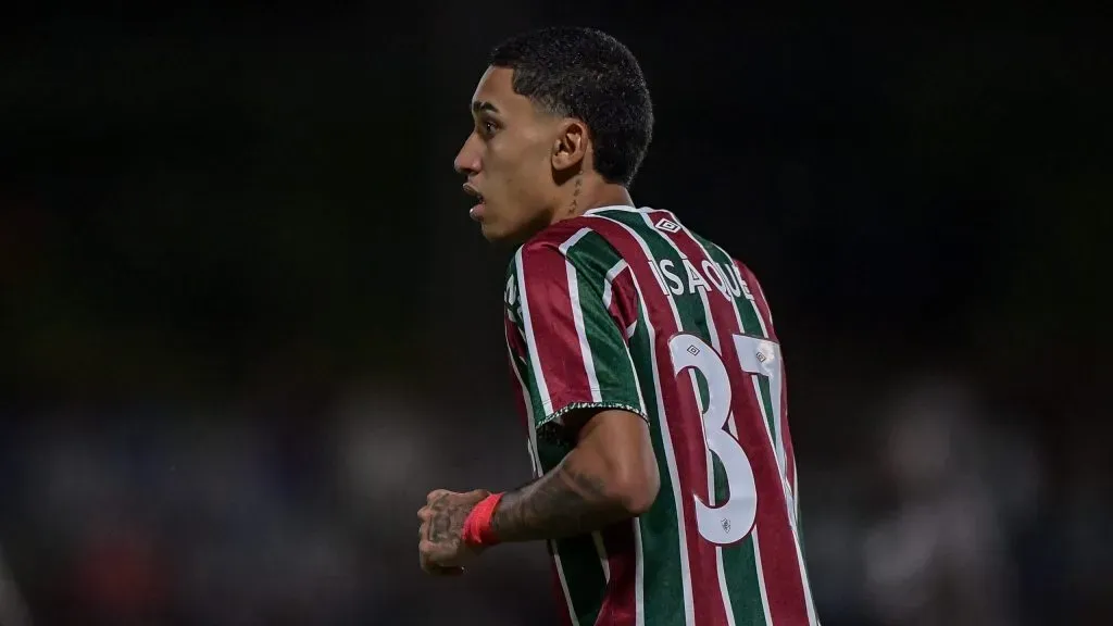 Isaque, principal promessa da base do Fluminense. Foto: Thiago Ribeiro/AGIF