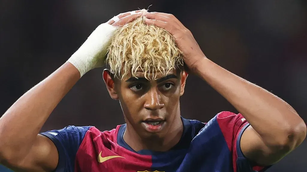 Barcelona liga sinal de alerta com Yamal. Foto: Carl Recine/Getty Images