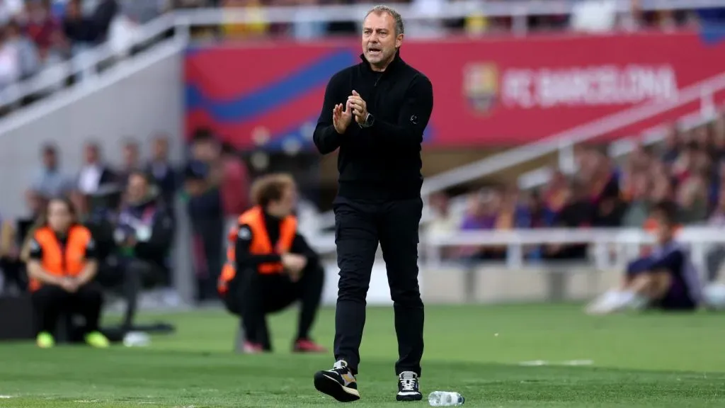 Hansi Flick, treinador do Barcelona
