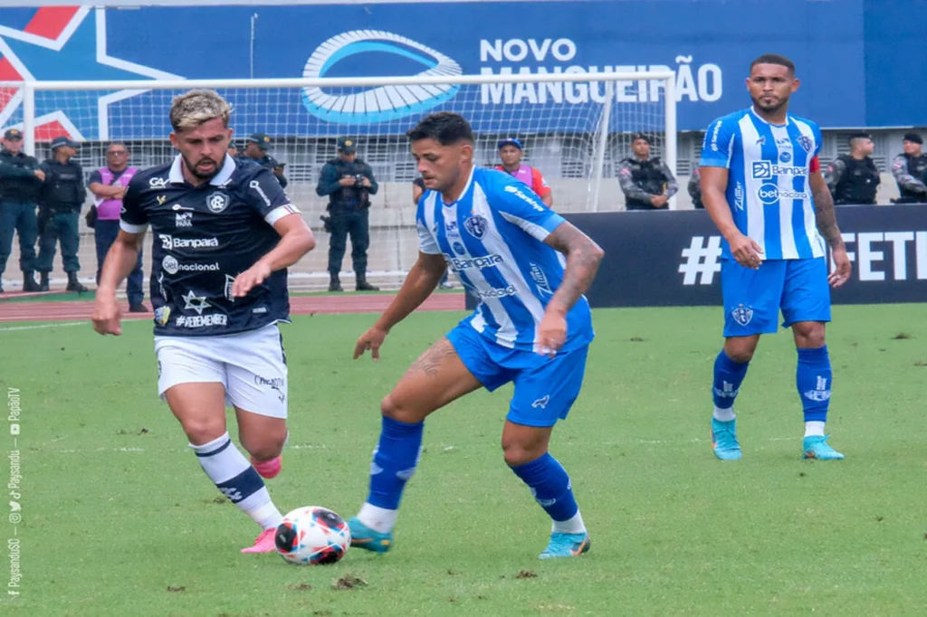 Paysandu e Remo em ação