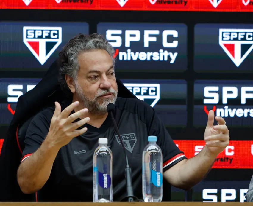 Julio Casares é o presidente do São Paulo. (Foto: X do SPFC)