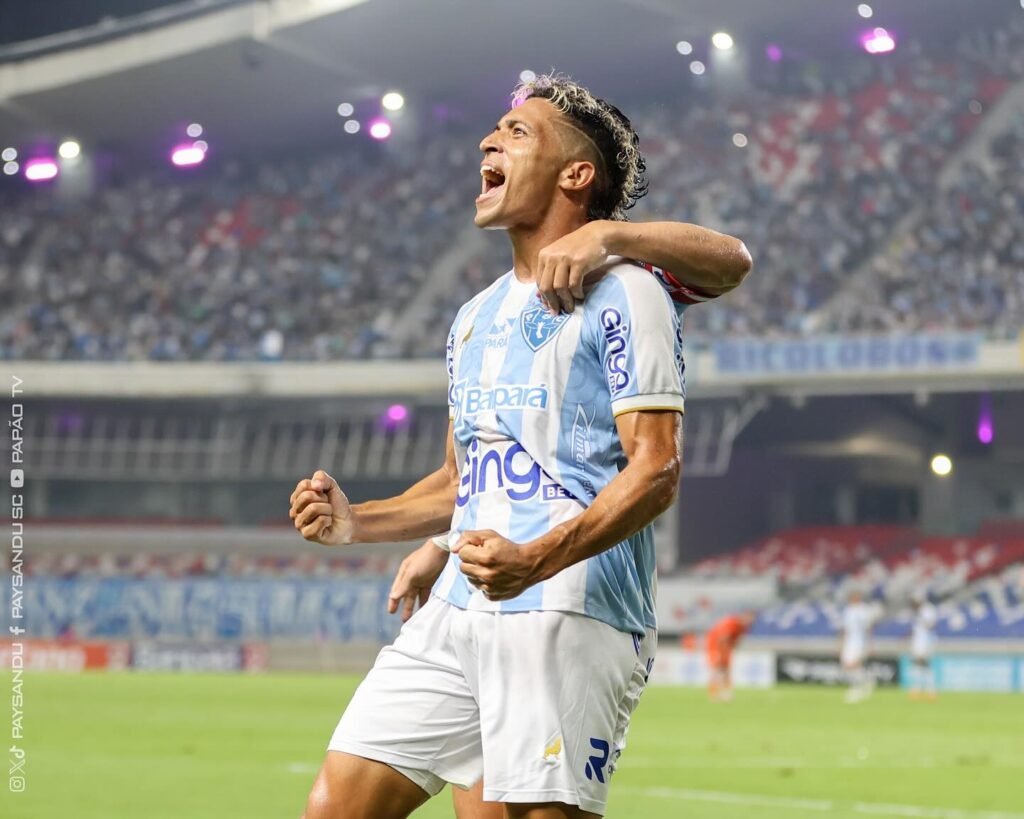 Marlon durante o jogo contra o Capitão Poço
