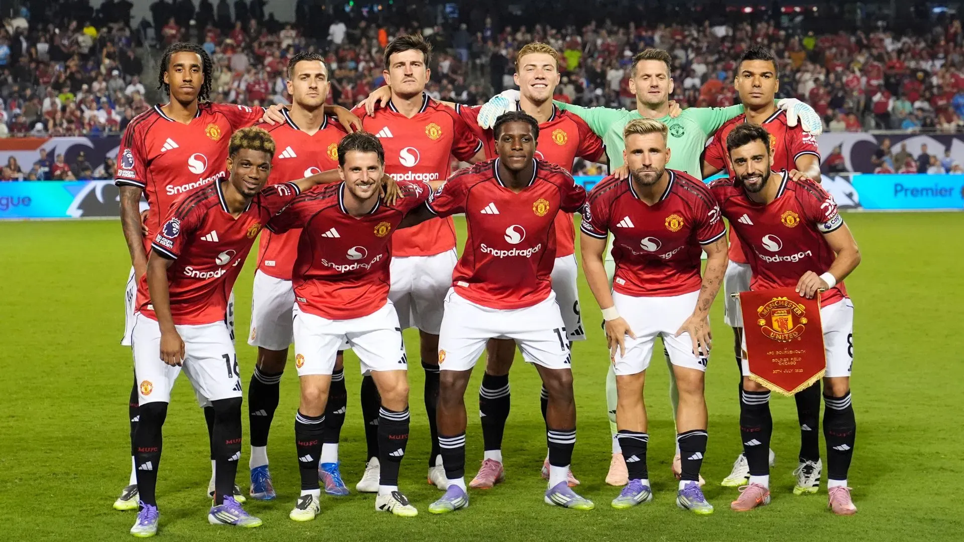 Jogadores do Manchester United (foto: Patrick McDermott/Getty Images)