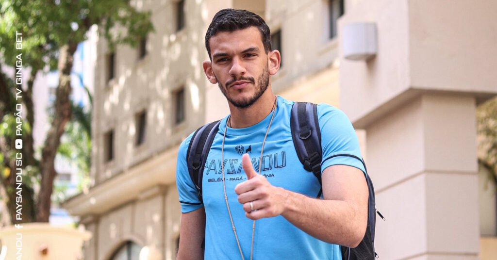 Gabriel Mesquita durante treinamento