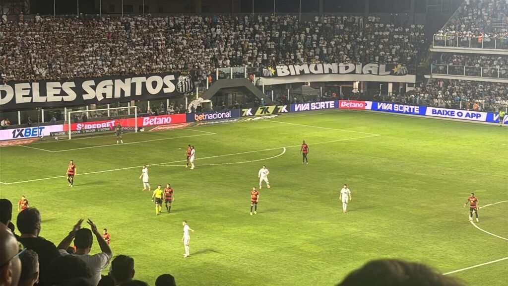 Santos FC joga com garra na Vila Belmiro