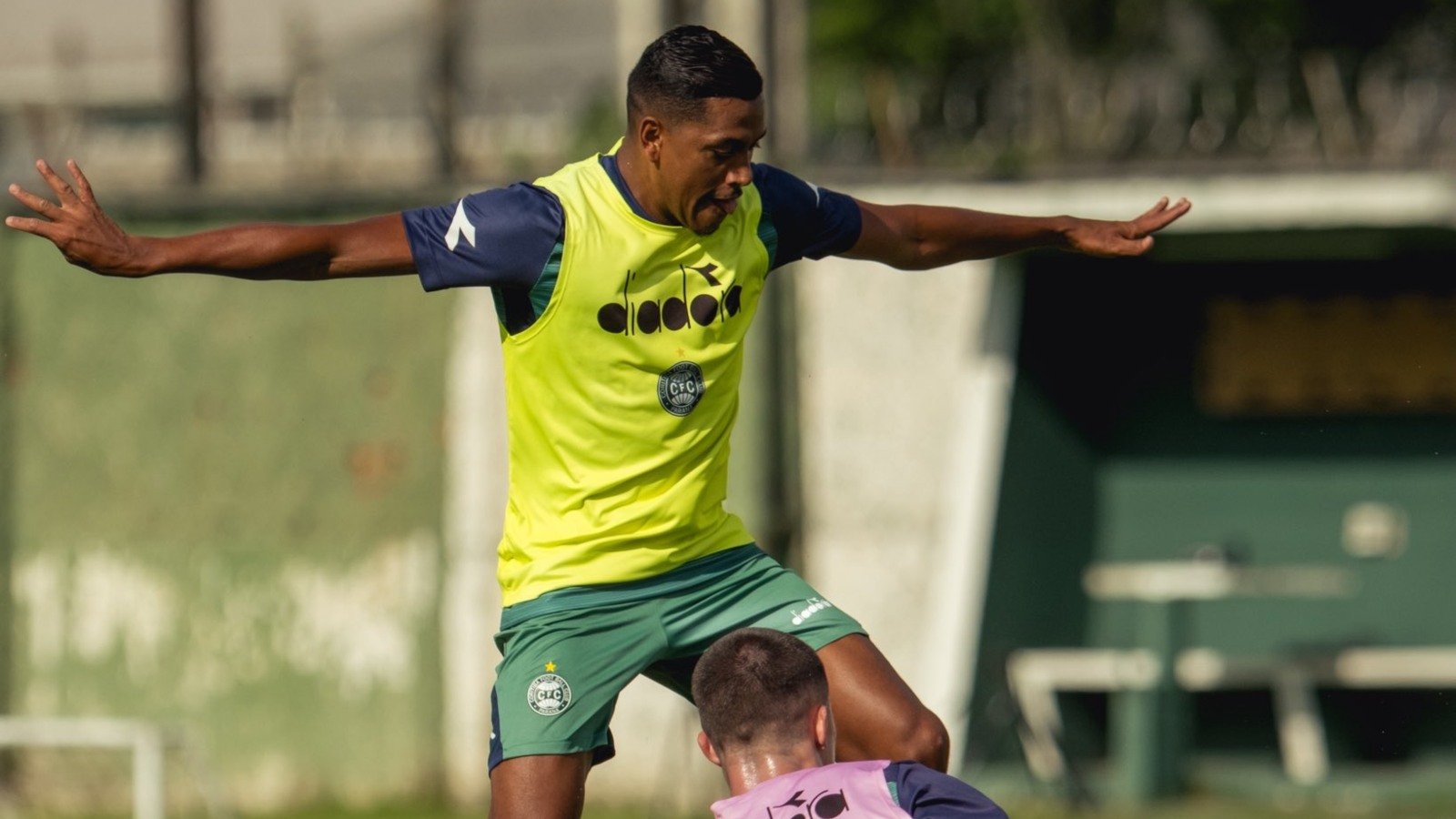 Pedro Rocha no treino