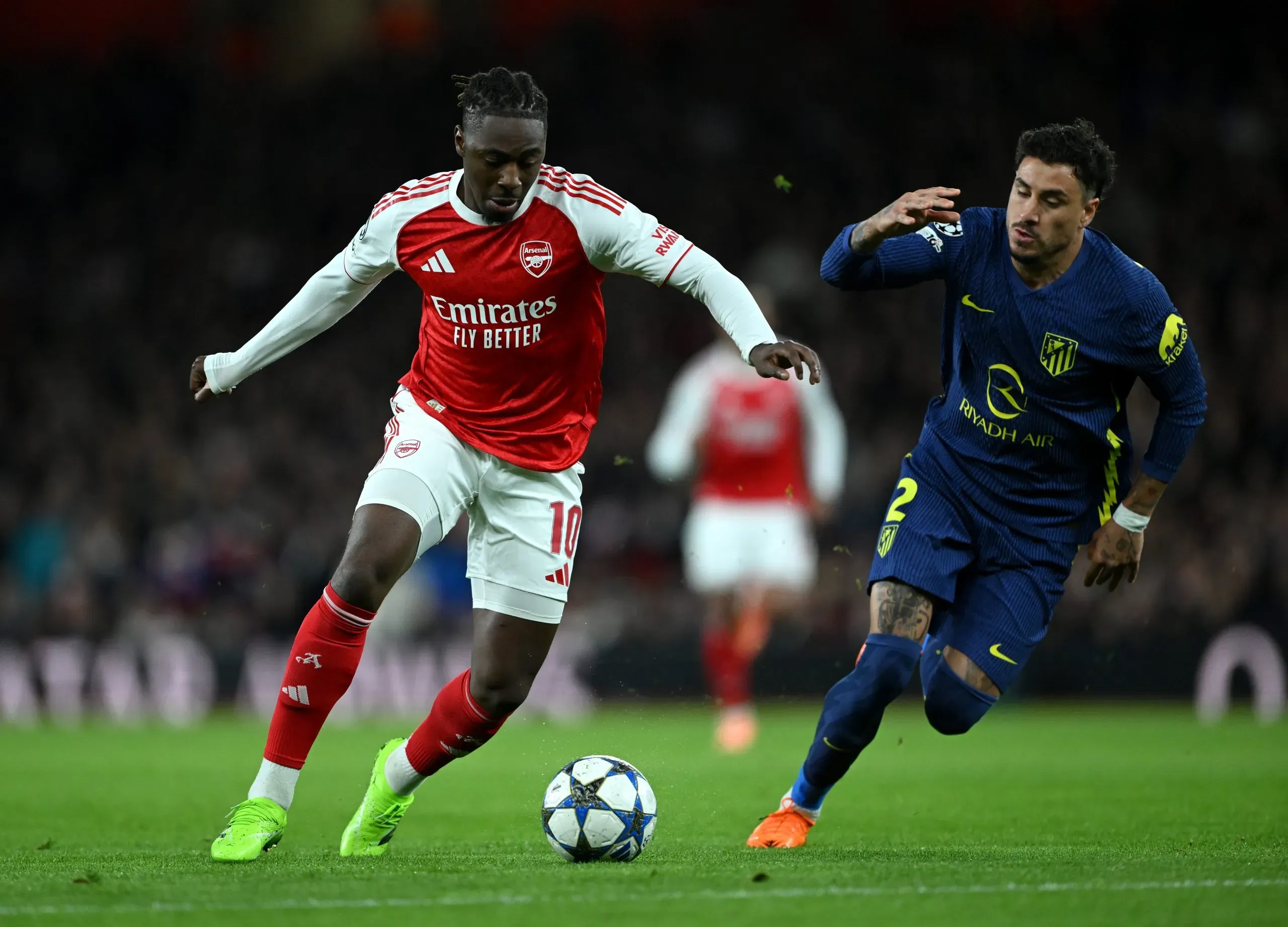 Eberechi Eze em jogo do Arsenal de Arteta. Foto: Shaun Botterill/Getty Images