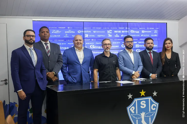 Equipe jurídica do Paysandu é apresentada durante coletiva no Banpará Curuzu