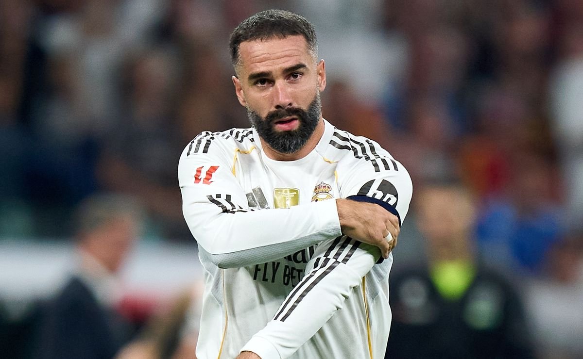 Dani Carvajal em ação pelo Real Madrid