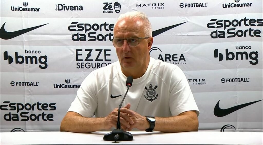 Dorival Jr é quem comanda o Corinthians. Foto: Reprodução