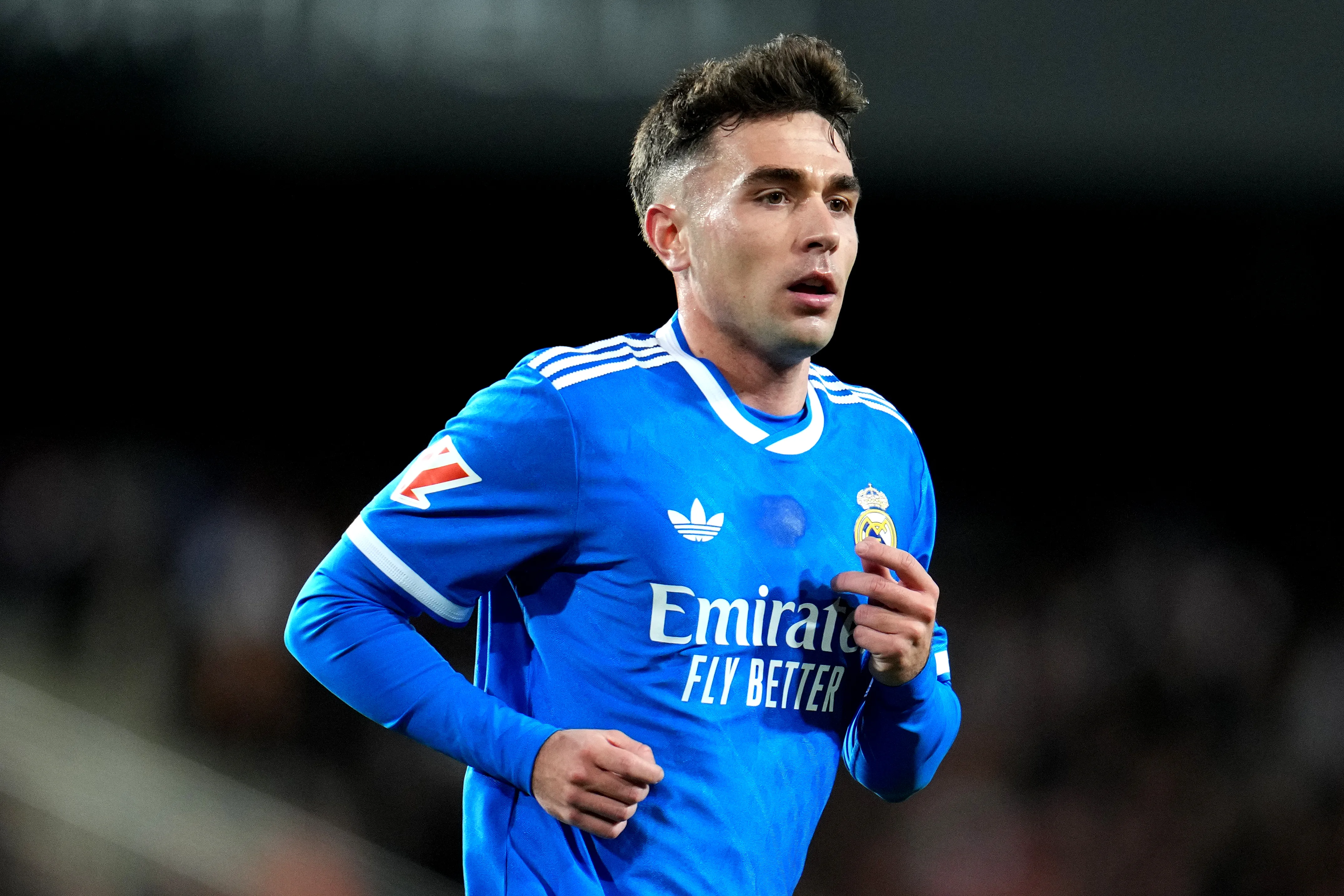 David Jiménez durante partida do Real Madrid. (Photo by Aitor Alcalde/Getty Images)
