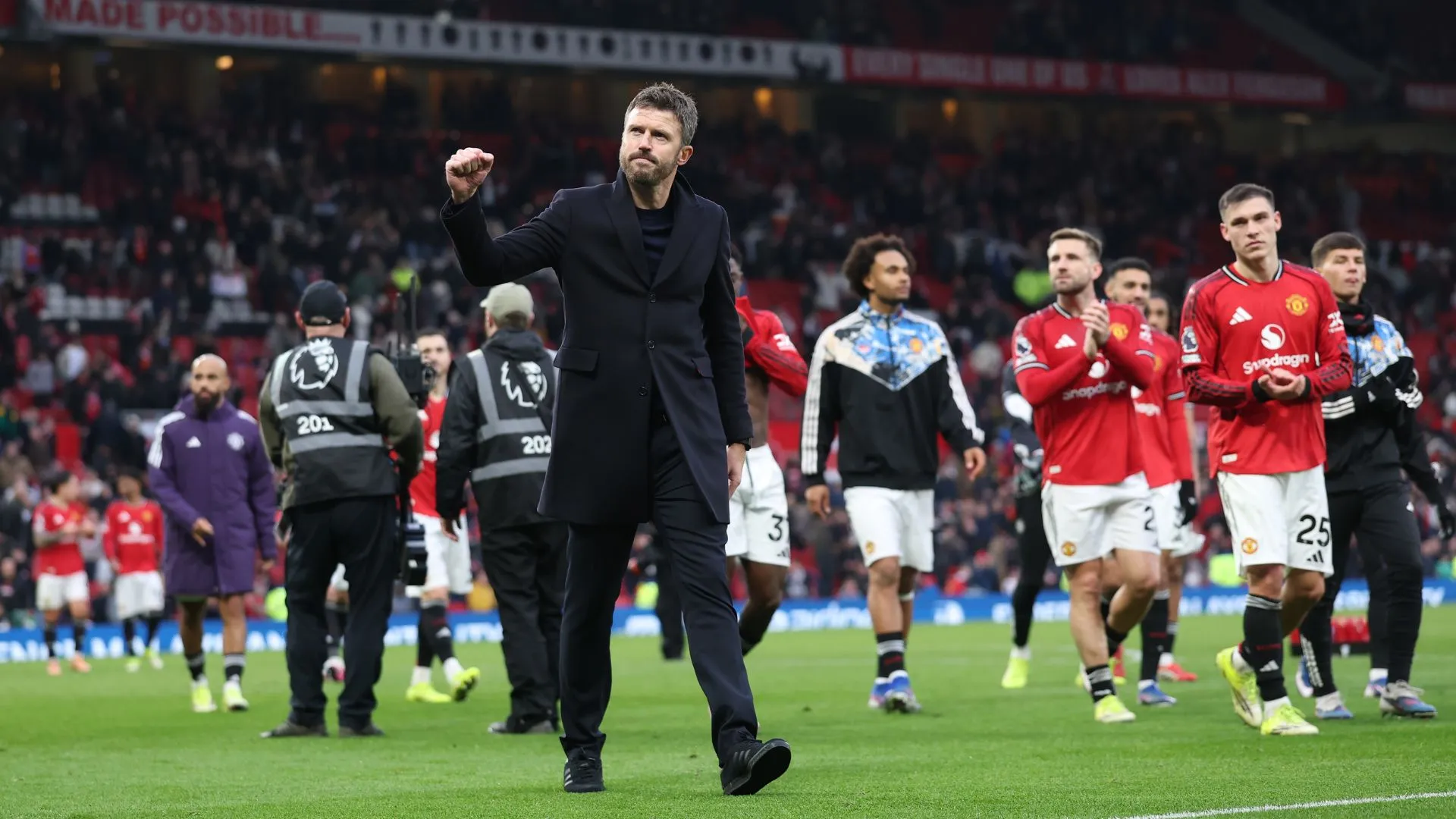 Manchester United reagiu na Premier League após a contratação de Michael Carrick (foto: Carl Recine/Getty Images)