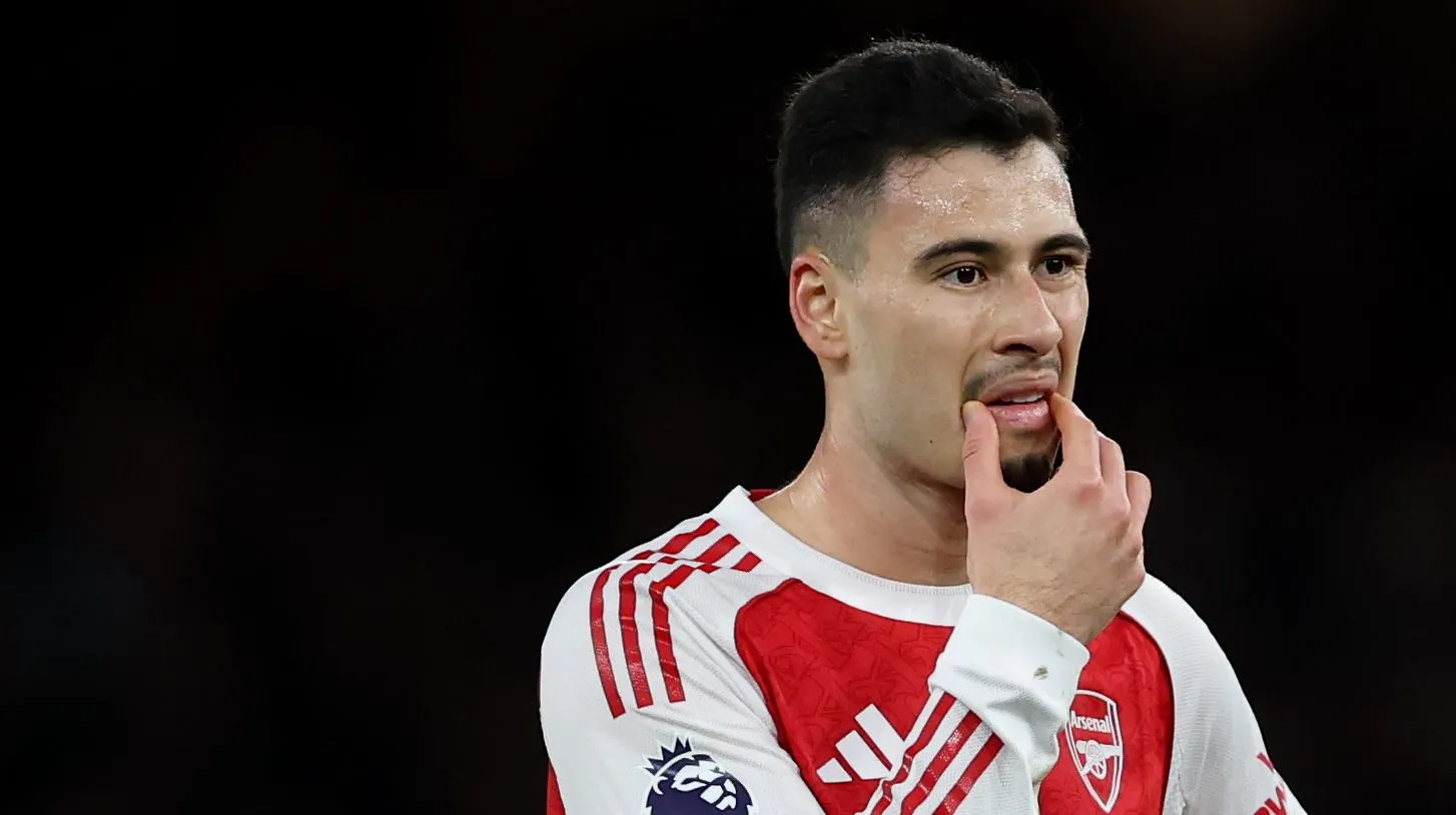 Gabriel Martinelli em ação pelo Arsenal.