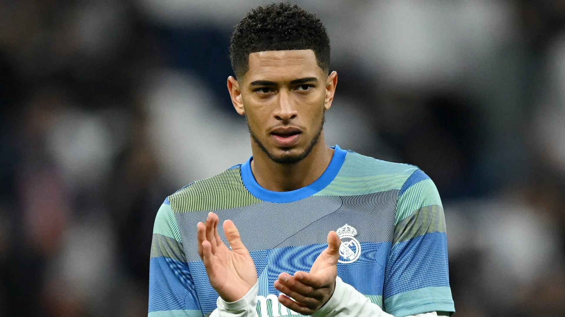 Jude Bellingham durante jogo do Real Madrid.