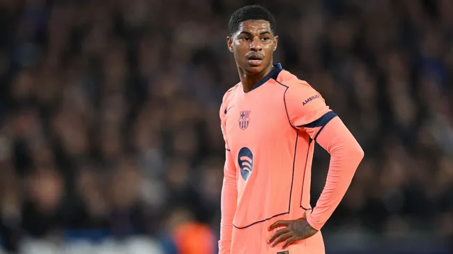 Rashford em campo pelo Barcelona (Foto: Stuart Franklin/Getty Images)