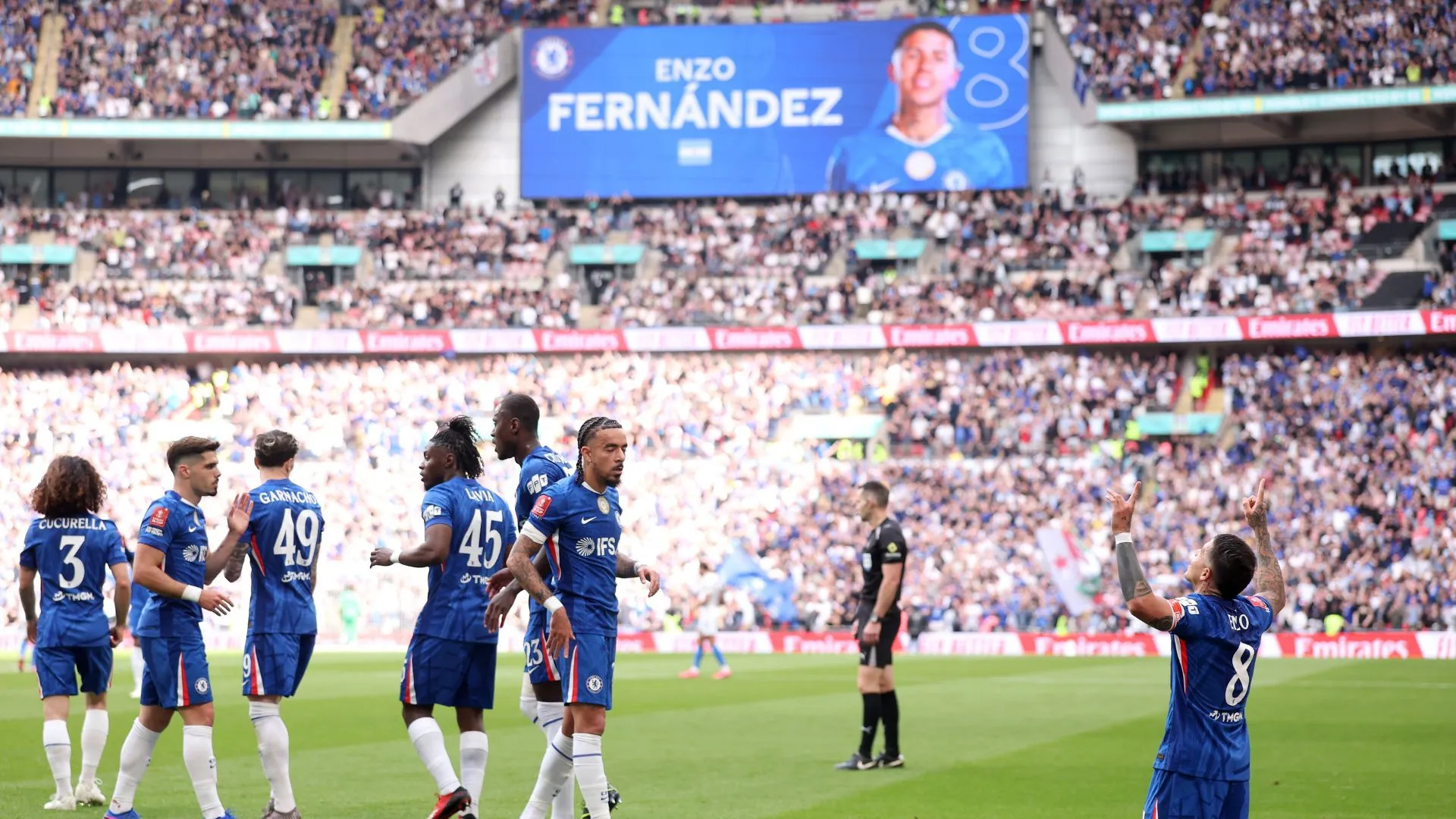 Chelsea está na final da Copa da Inglaterra contra o Manchester City (foto: Carl Recine/Getty Images)