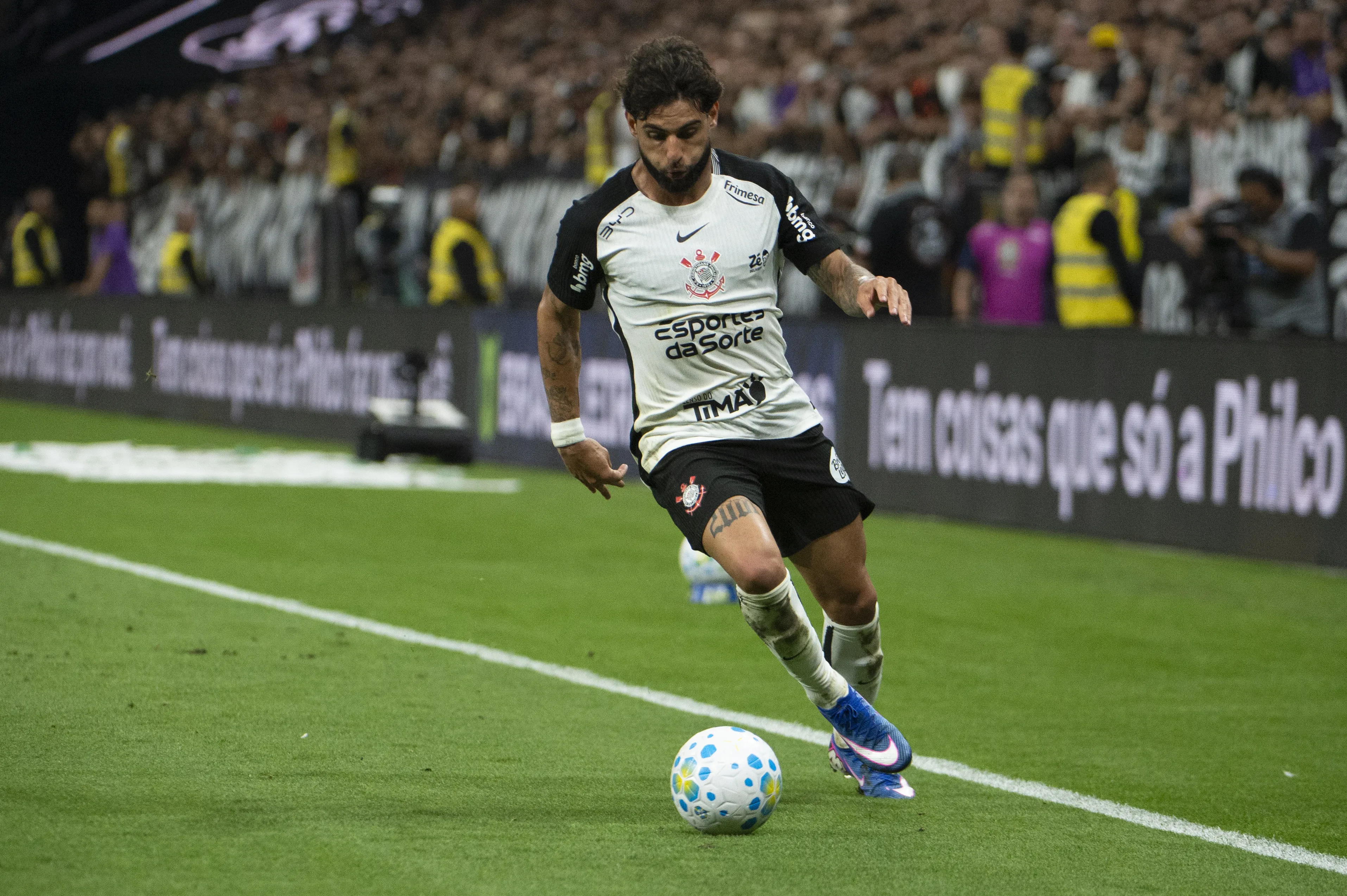 Yuri Alberto em campo pelo Corinthians. Foto: Anderson Romão/AGIF