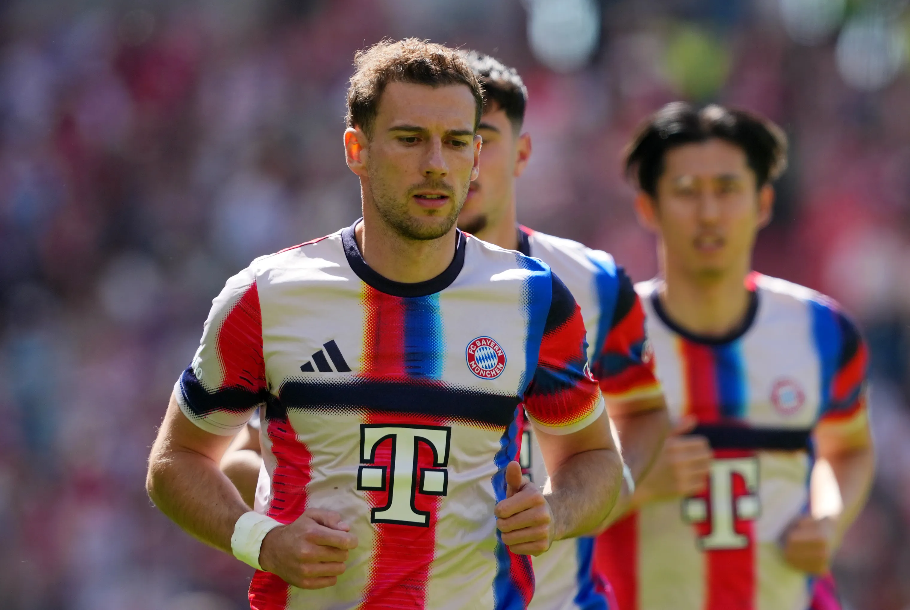 Goretzka antes do jogo do Bayern (Foto: Sona Maleterova/Getty Images)
