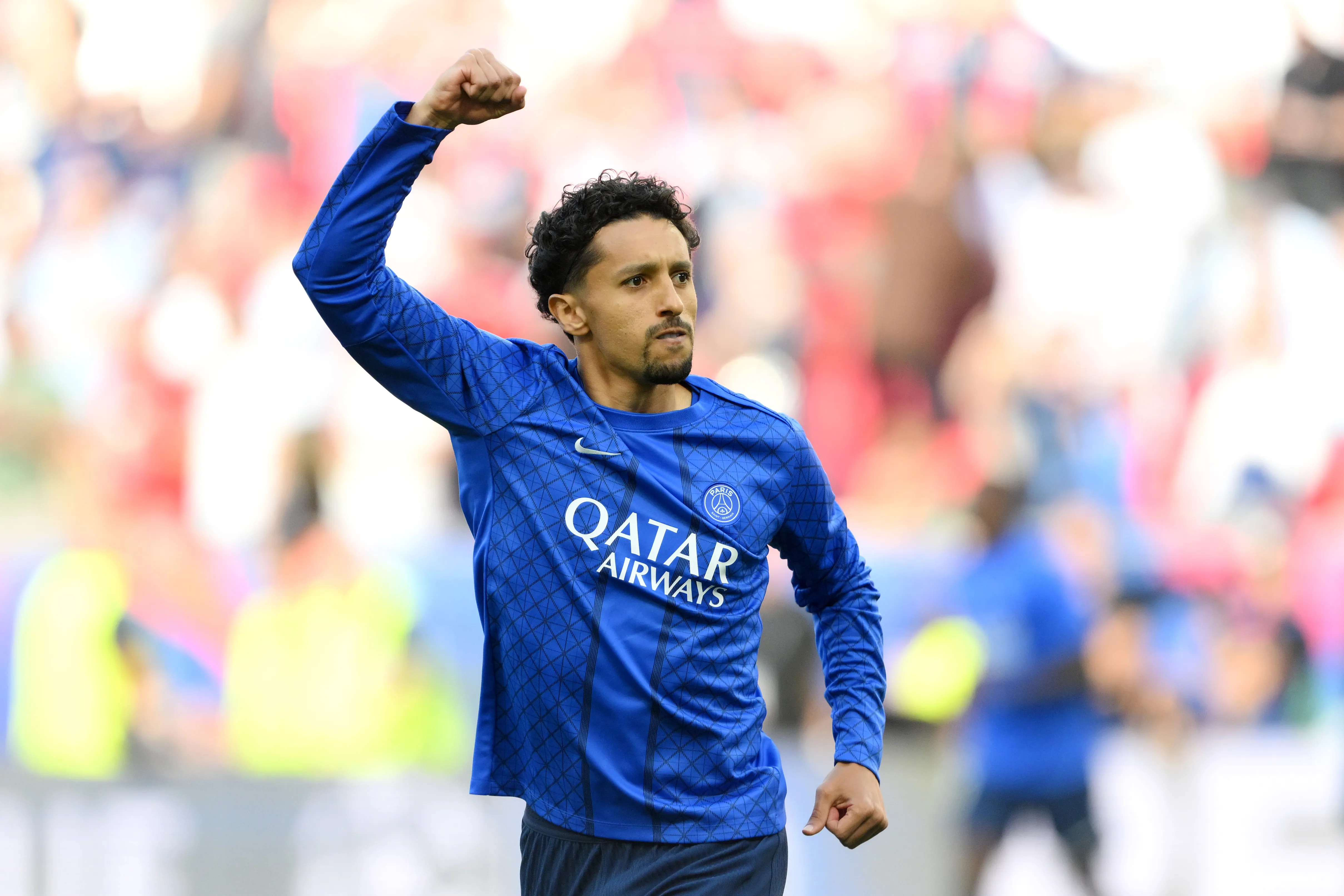 Marquinhos antes do duelo entre PSG e Arsenal (Foto: David Ramos/Getty Images)