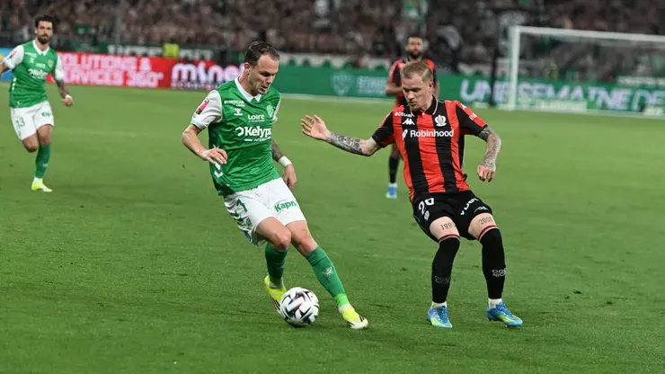 Saint-Étienne e Nice ficaram no empate na partida de ida. Foto: IMAGO / PsnewZ