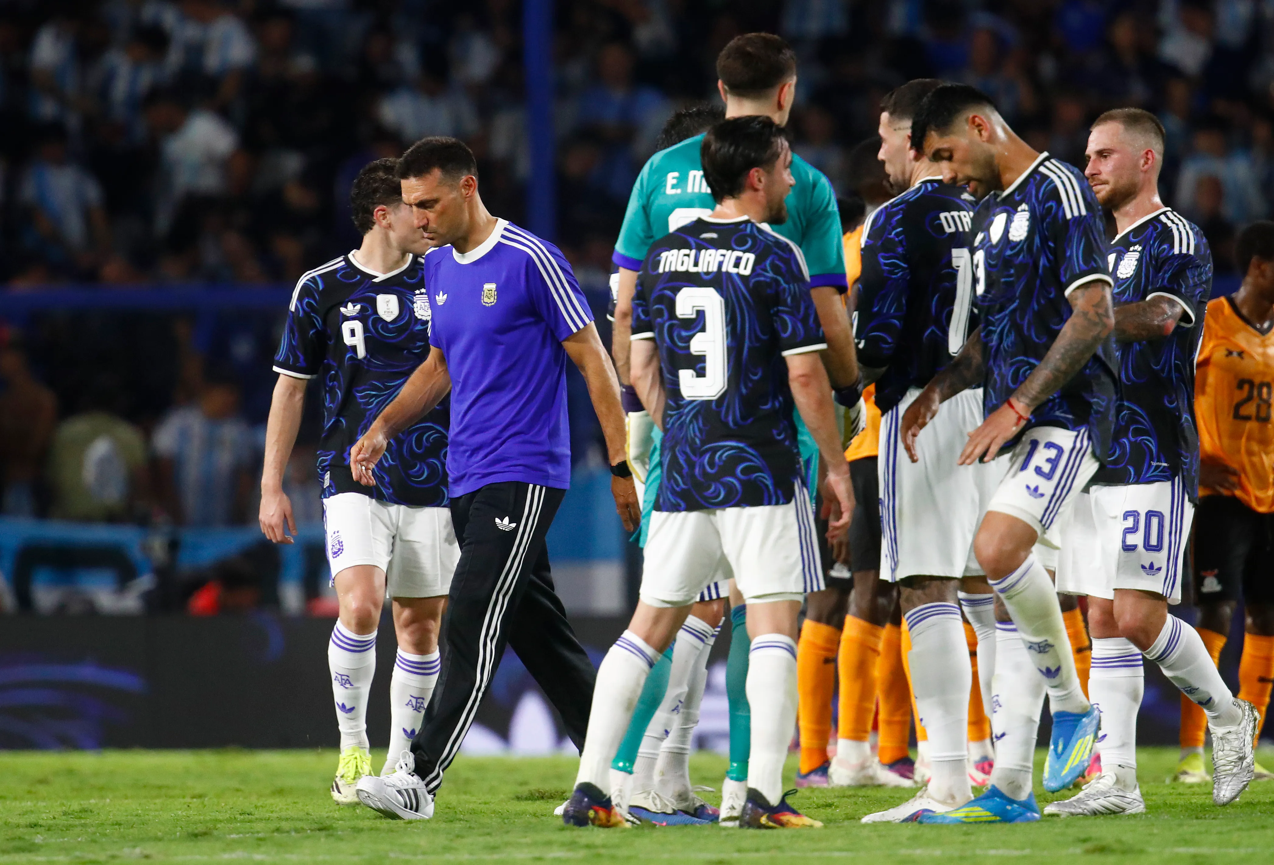 Scaloni prioriza a Copa do Mundo. Foto: Marcos Brindicci/Getty Images