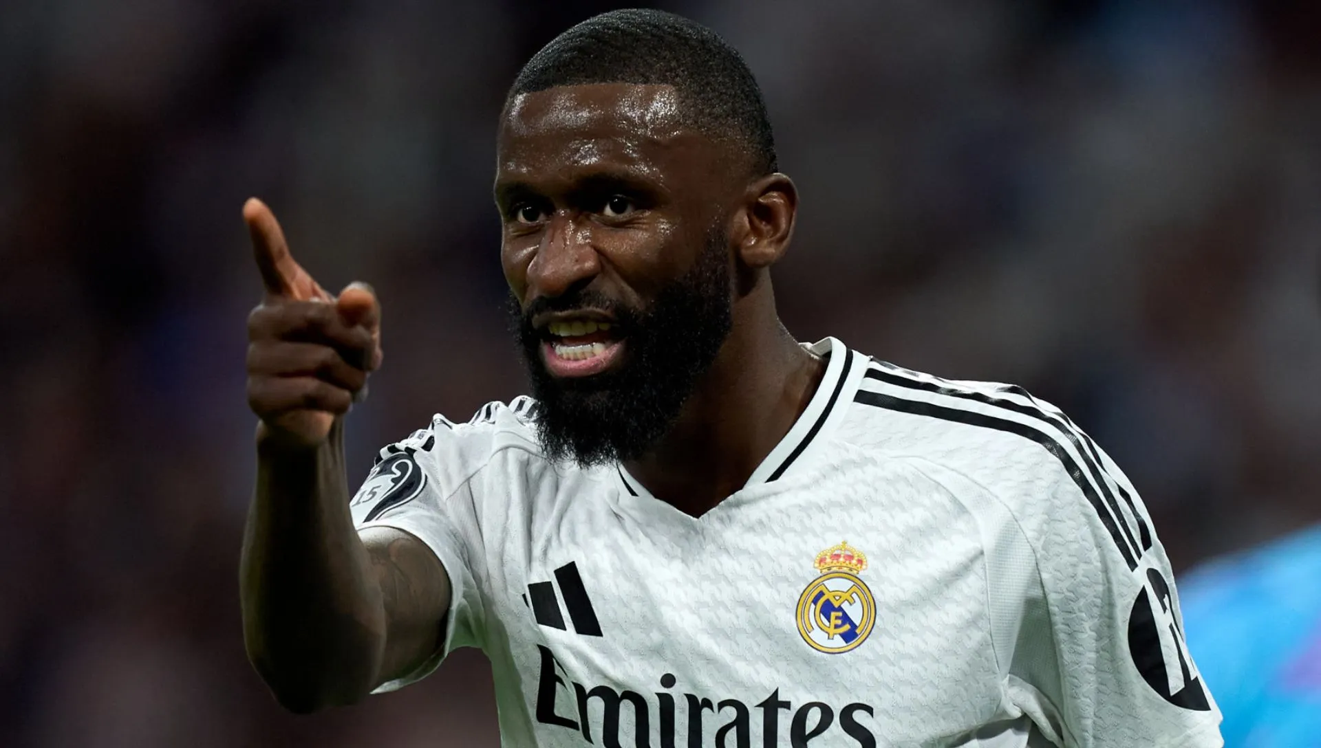 Rudiger em ação pelo Real Madrid.