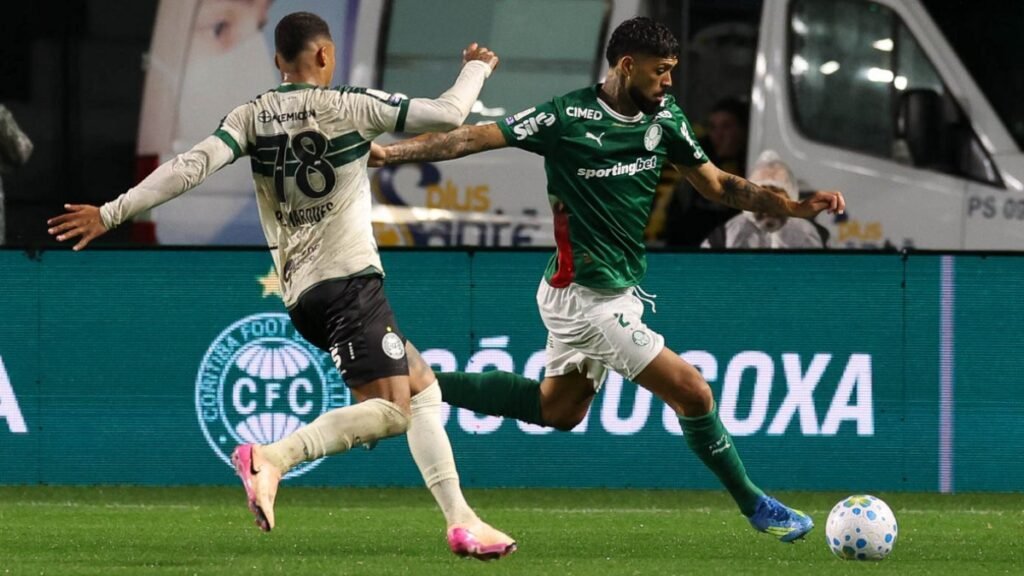 Coritiba sofre derrota para o Palmeiras