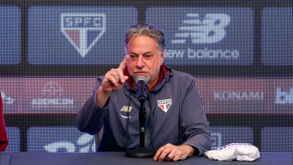 Júlio Casares é o presidente do São Paulo até 2026.