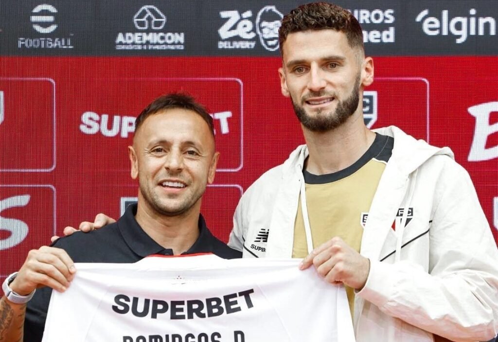 Duarte e Rafinha. Foto: Rubens Chiri/SPFC
