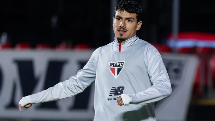 João Moreira, do São Paulo. Foto: IMAGO / Sports Press Photo