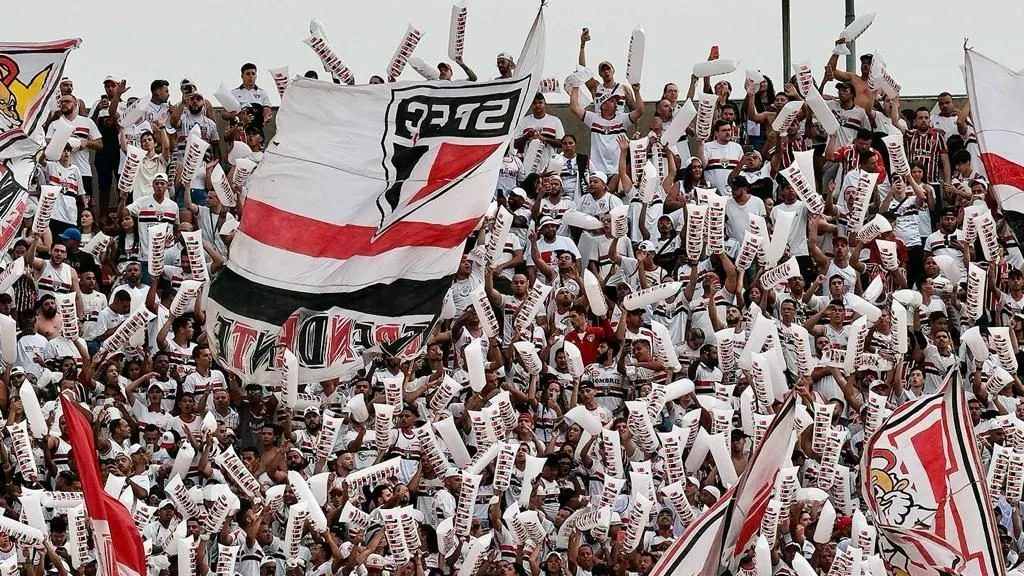 Torcida do São Paulo. Foto: X/São Paulo