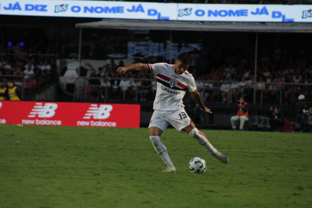 Enzo Diaz se tornou peça-chave no São Paulo FC. Foto: Guilherme Eduardo