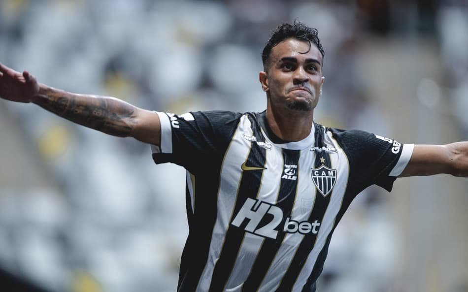 Reinier comemora primeiro gol do Galo na temporada 2026