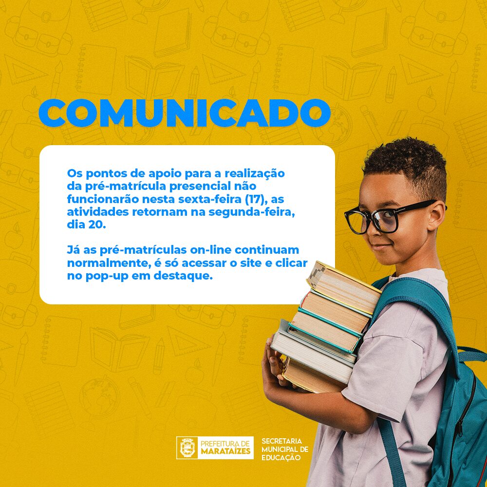 comunicado-6 Prefeitura de Marataízes divulga comunicado sobre matrícula escolar