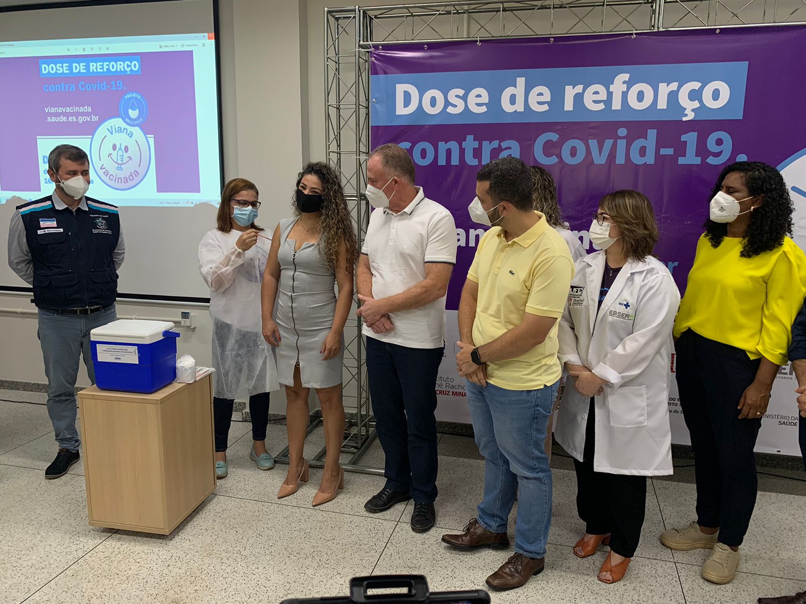 Nova etapa do Estudo Viana Vacinada oferta dose de reforço para os moradores