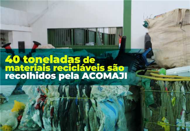 Acomaji já recolheu mais de 40 toneladas de materiais recicláveis em Itapemirim