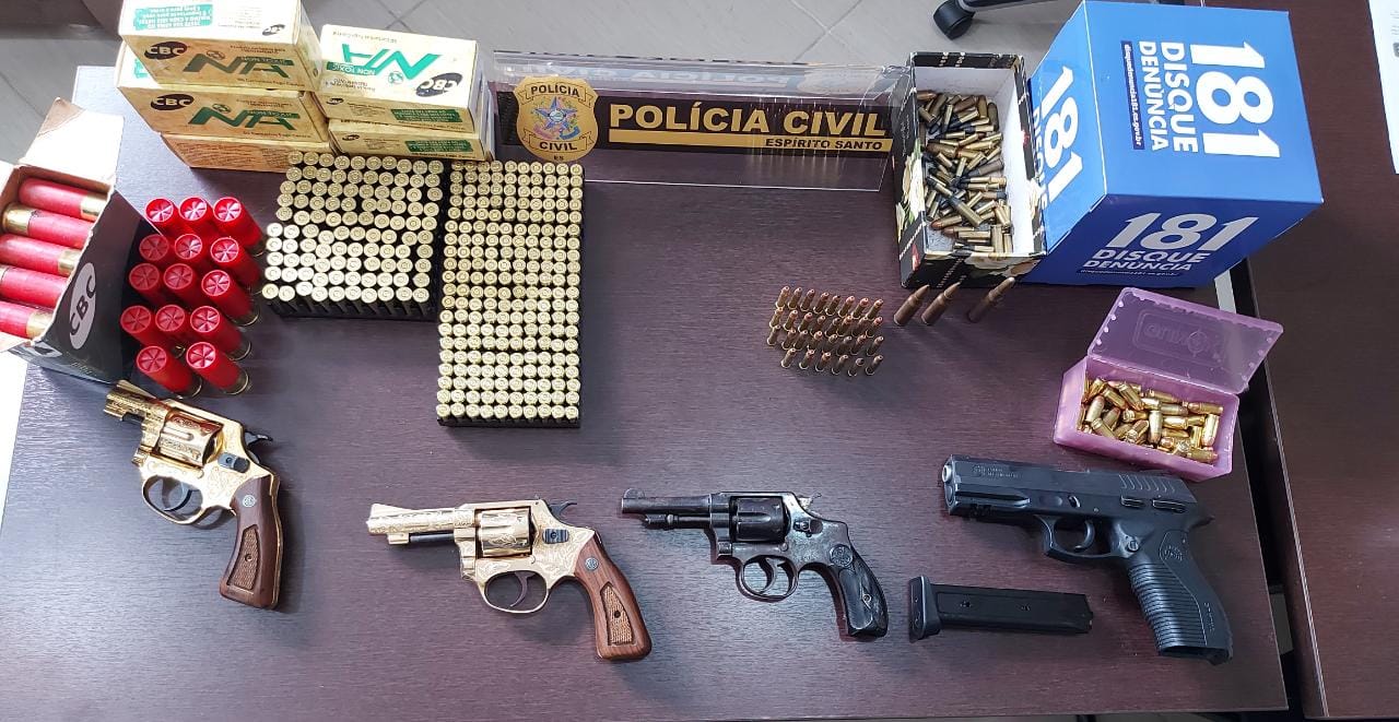 Polícia Civil prende homem e apreende armas em Linhares