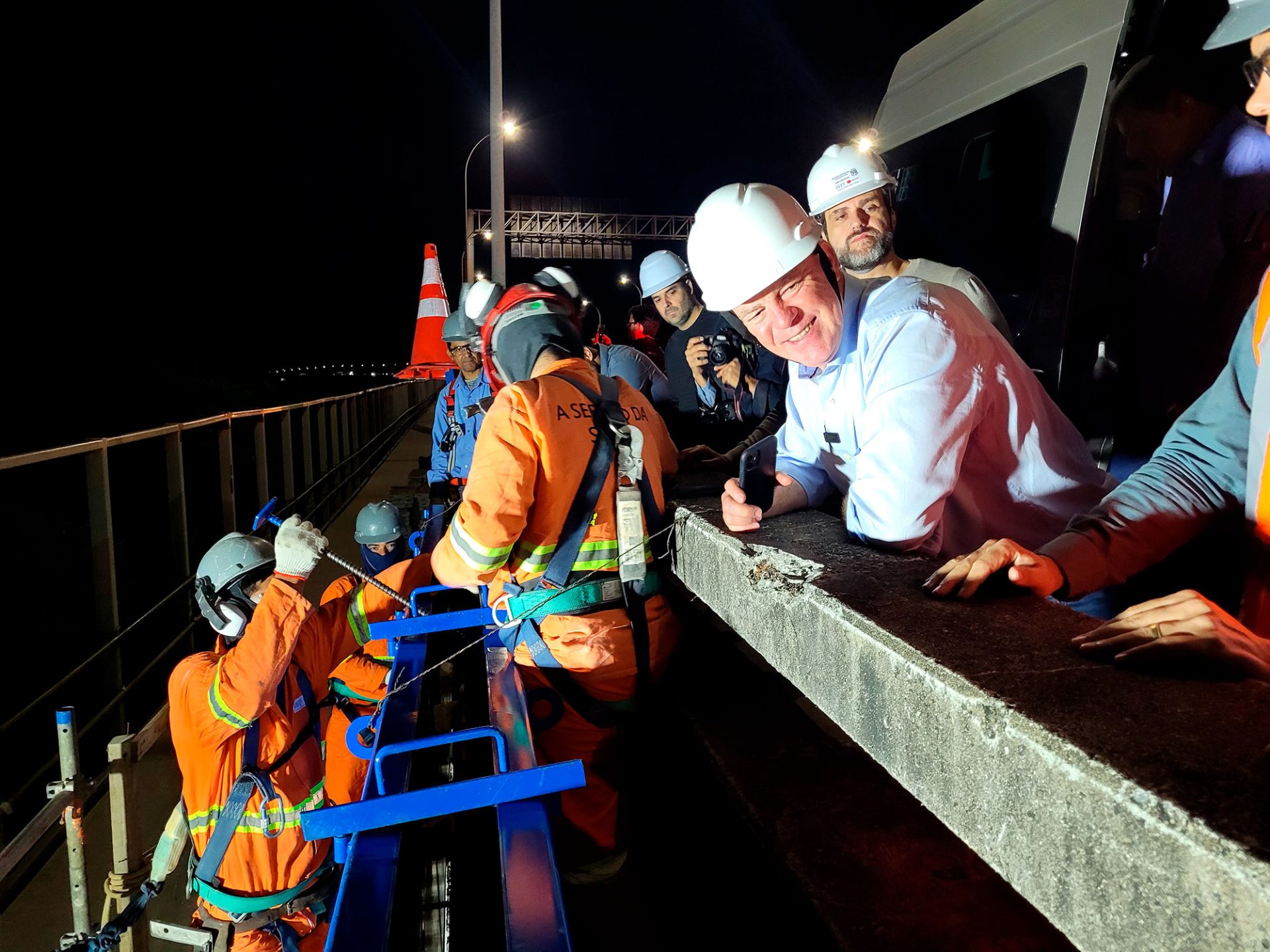 Governador visita obras do Mirante da Terceira Ponte e acompanha início da última fase da Ciclovia da Vida