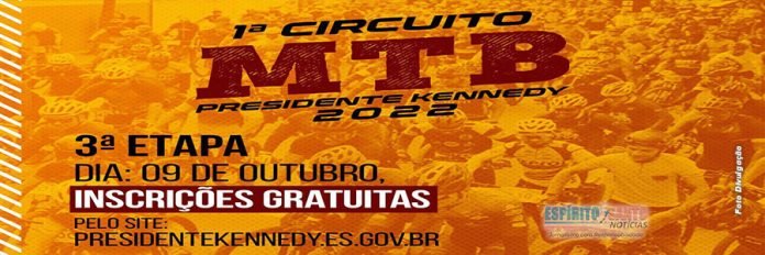 Prefeitura prorroga inscrições da 3ª Etapa do Circuito MTB Presidente Kennedy 2022