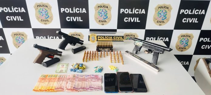 Polícia Civil prende quatro pessoas suspeitas de participarem de homicídios na Serra