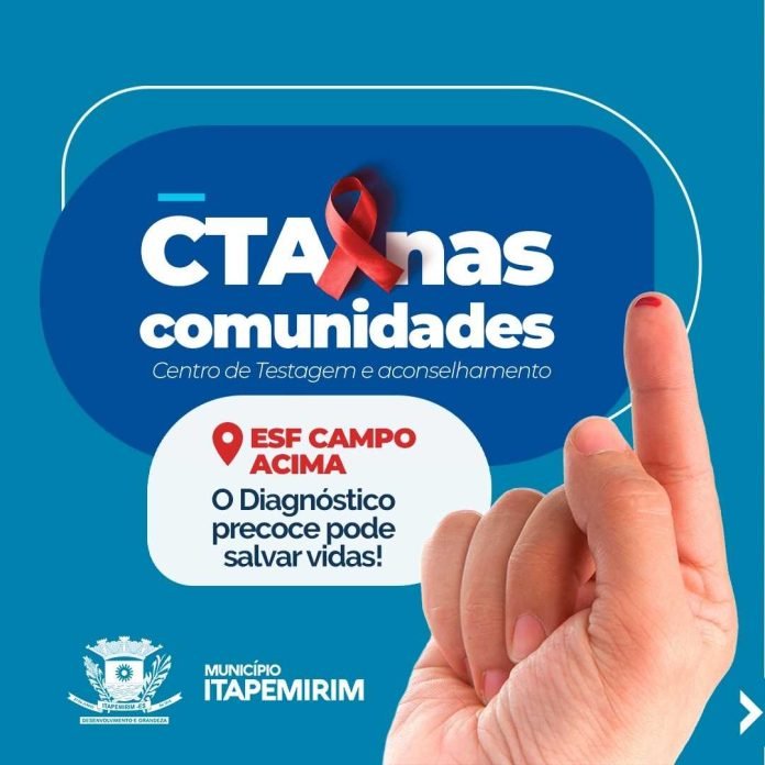 CTA NAS COMUNIDADES HOJE EM CAMPO ACIMA!