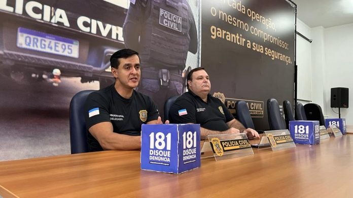 Polícia Civil prende suspeito de matar homem por ciúmes da Polícia Civil prende suspeito de matar homem por ciúmes da ex-namorada na Serra