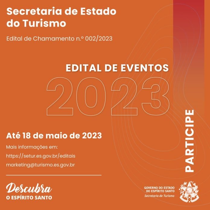 Setur lança chamamento para apoio a eventos no Espírito Santo