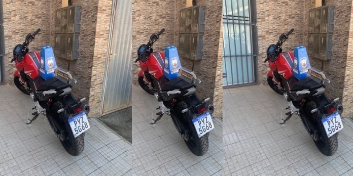 “COMPROU GATO POR LEBRE”: moto furtada, clonada e aprendida, em “COMPROU GATO POR LEBRE”: moto furtada, clonada e aprendida, em Kennedy. Negócio desfeito