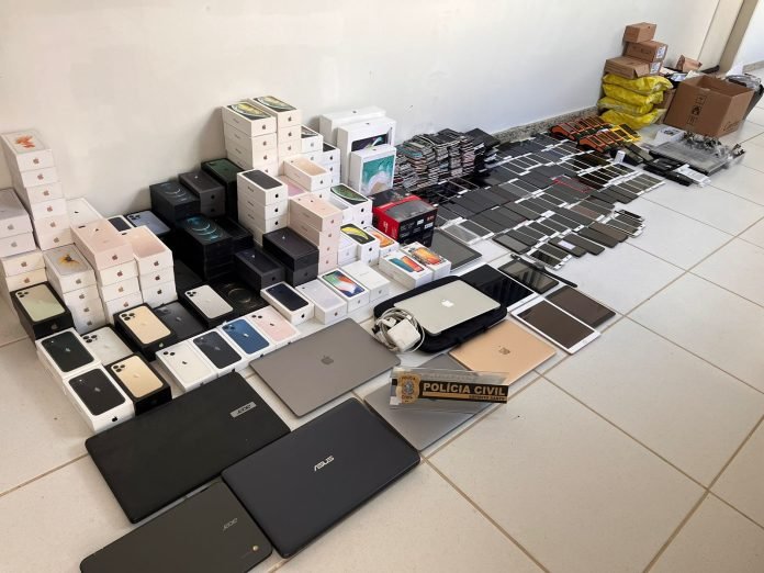 Operação ‘Cydia Pomonella’: PCES prende comerciante que vendia celulares adulterados ou roubados em Barra de São Francisco