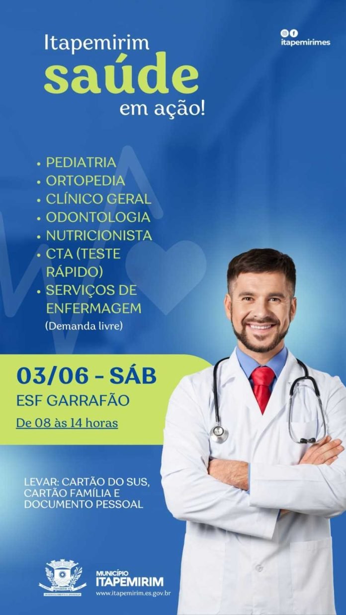 TENÇÃO MORADORES ATENDIDOS PELA ESF GARRAFÃO!